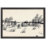 Winter by Anna Ostroumova-Lebedeva, framed poster, view 2