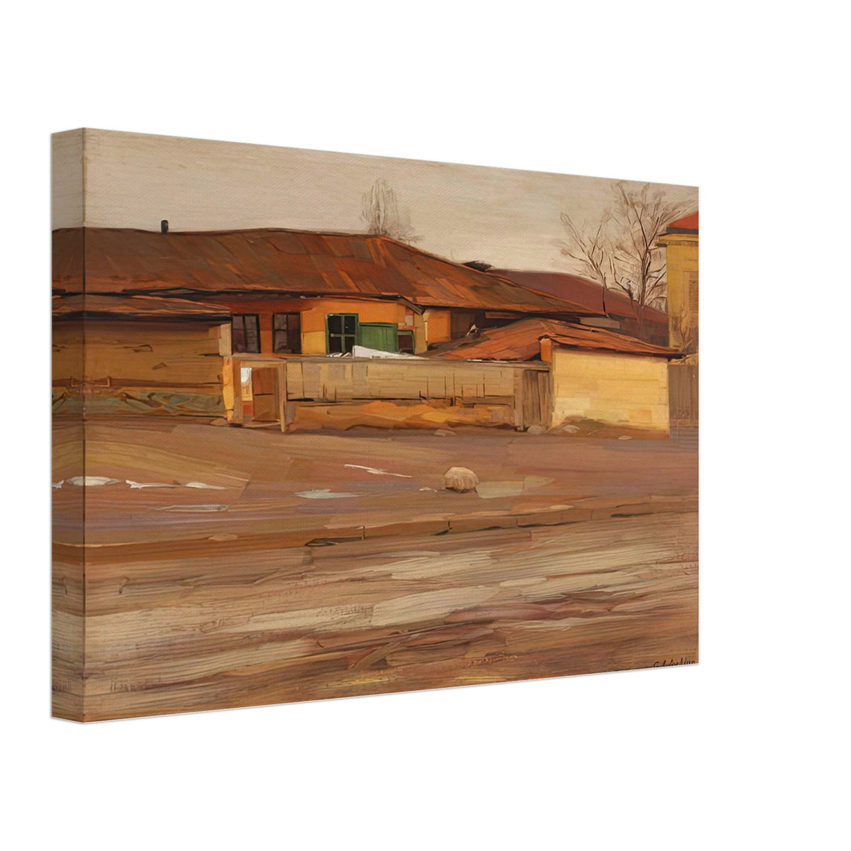 Winter End by Constantin Artachino, canvas, view 2