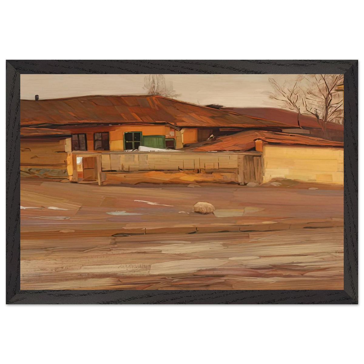 Winter End by Constantin Artachino, framed poster, view 2