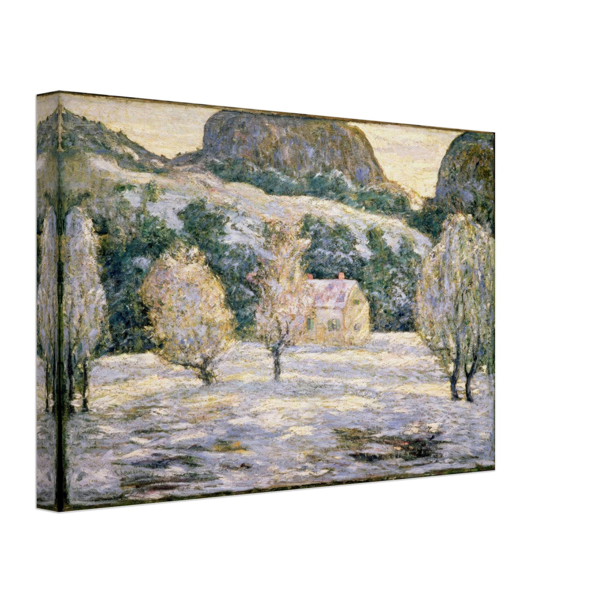 Winter by Ernest Lawson, canvas, view 2
