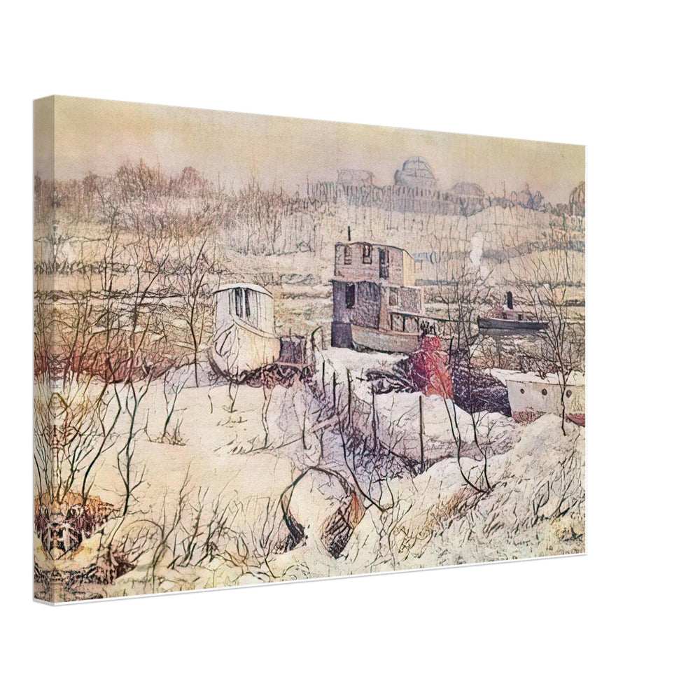 Winter by Ernest Lawson, canvas