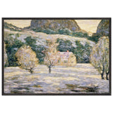 Winter by Ernest Lawson, framed poster, view 3
