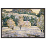 Winter by Ernest Lawson, framed poster