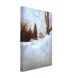 Winter in Abramtsevo by Valentin Serov, canvas, view 2