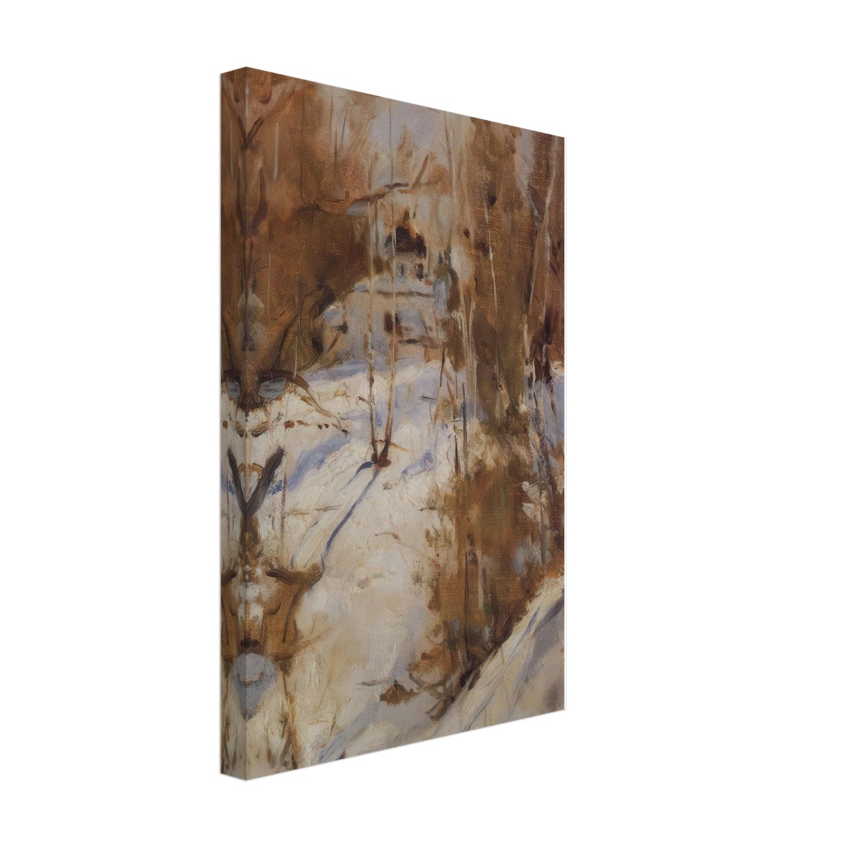 Winter in Abramtsevo by Valentin Serov, canvas, view 2