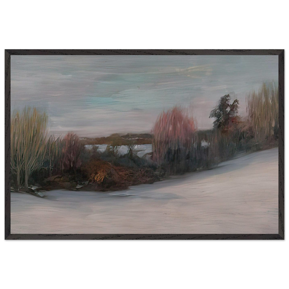 Winter by Kimon Loghi, framed poster