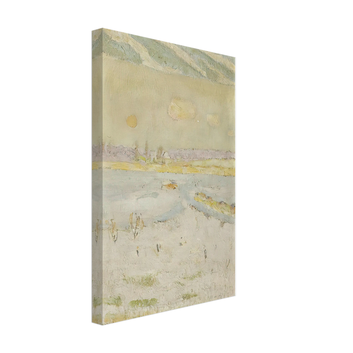 Winter landscape by Cuno Amiet, canvas, view 2