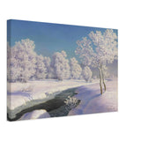 Winter Landscape by Ivan Fedorovich Choultse, canvas