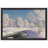 Winter Landscape by Ivan Fedorovich Choultse, framed poster, view 2