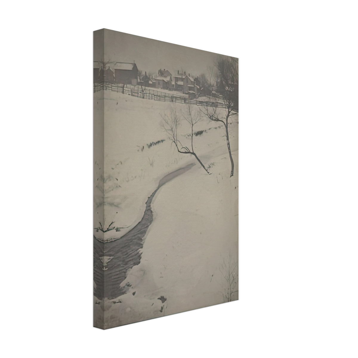 Winter Landscape, Newark, Ohio by Clarence White, canvas, view 2