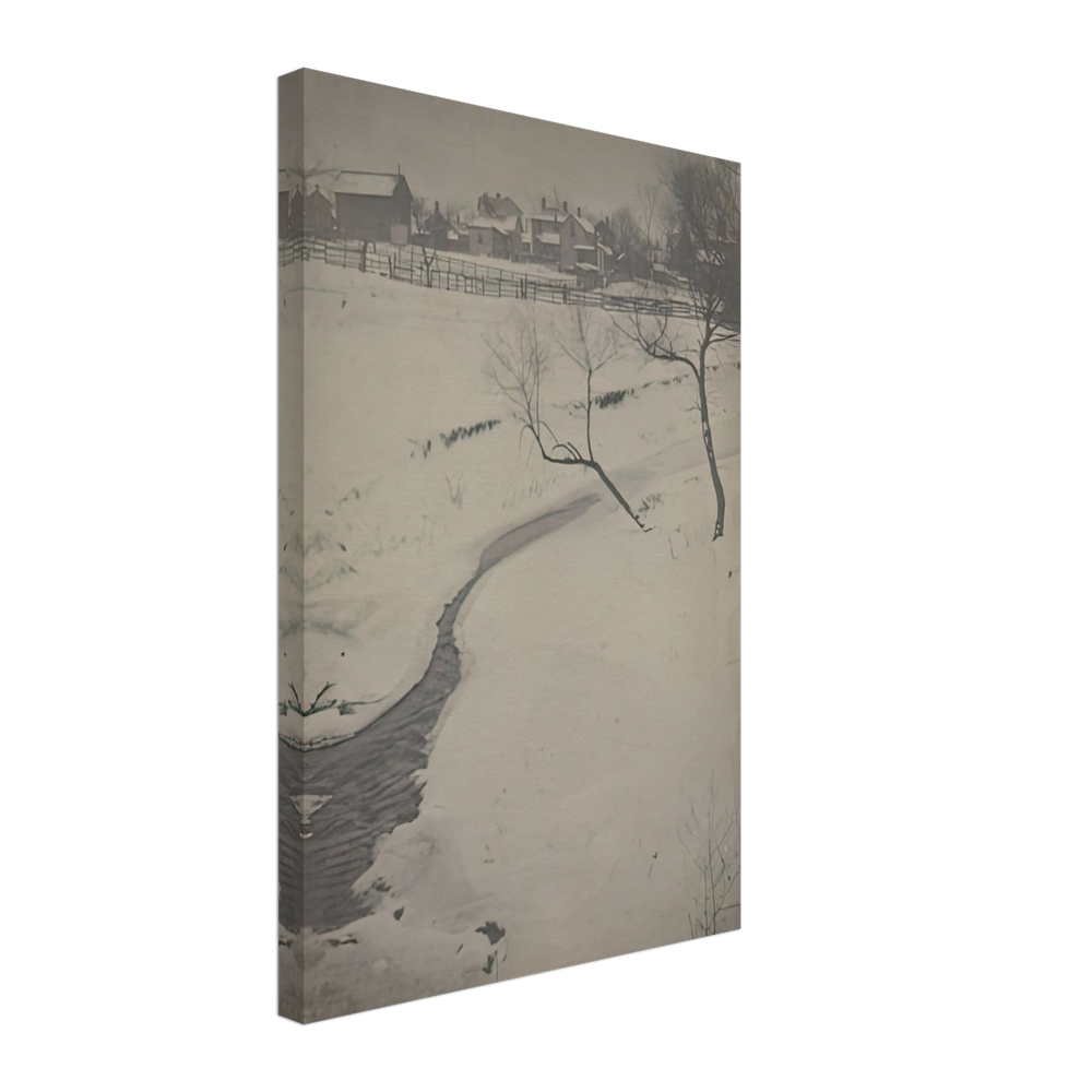 Winter Landscape, Newark, Ohio by Clarence White, canvas