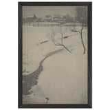 Winter Landscape, Newark, Ohio by Clarence White, framed poster, view 2