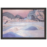 Winter Landscape by Nicholas Roerich, framed poster, view 2