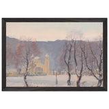 Winter Landscape by Stefan Popescu, framed poster, view 2