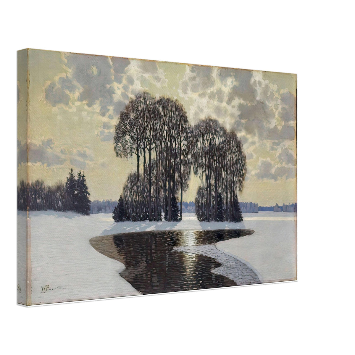 Winter by Vilhelms Purvitis, canvas