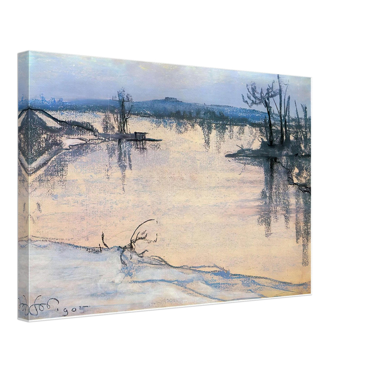 Wisla Pod Krakowem by Stanisław Wyspiański, canvas