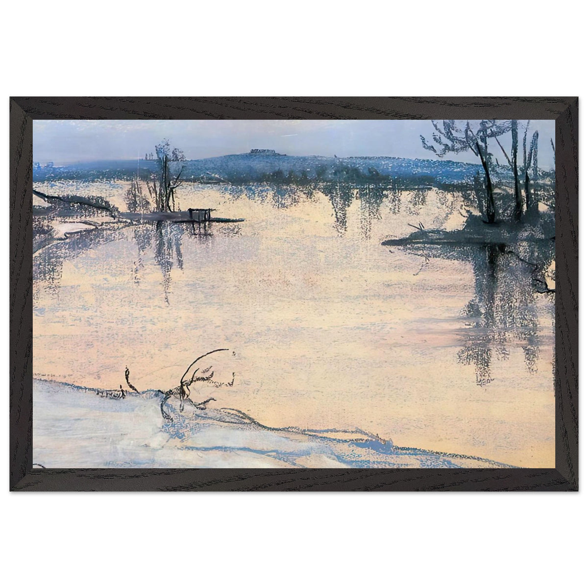 Wisla Pod Krakowem by Stanisław Wyspiański, framed poster, view 2
