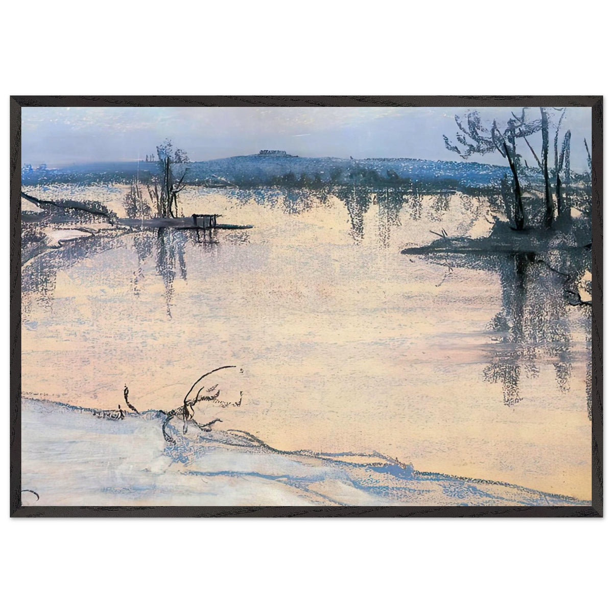 Wisla Pod Krakowem by Stanisław Wyspiański, framed poster, view 3