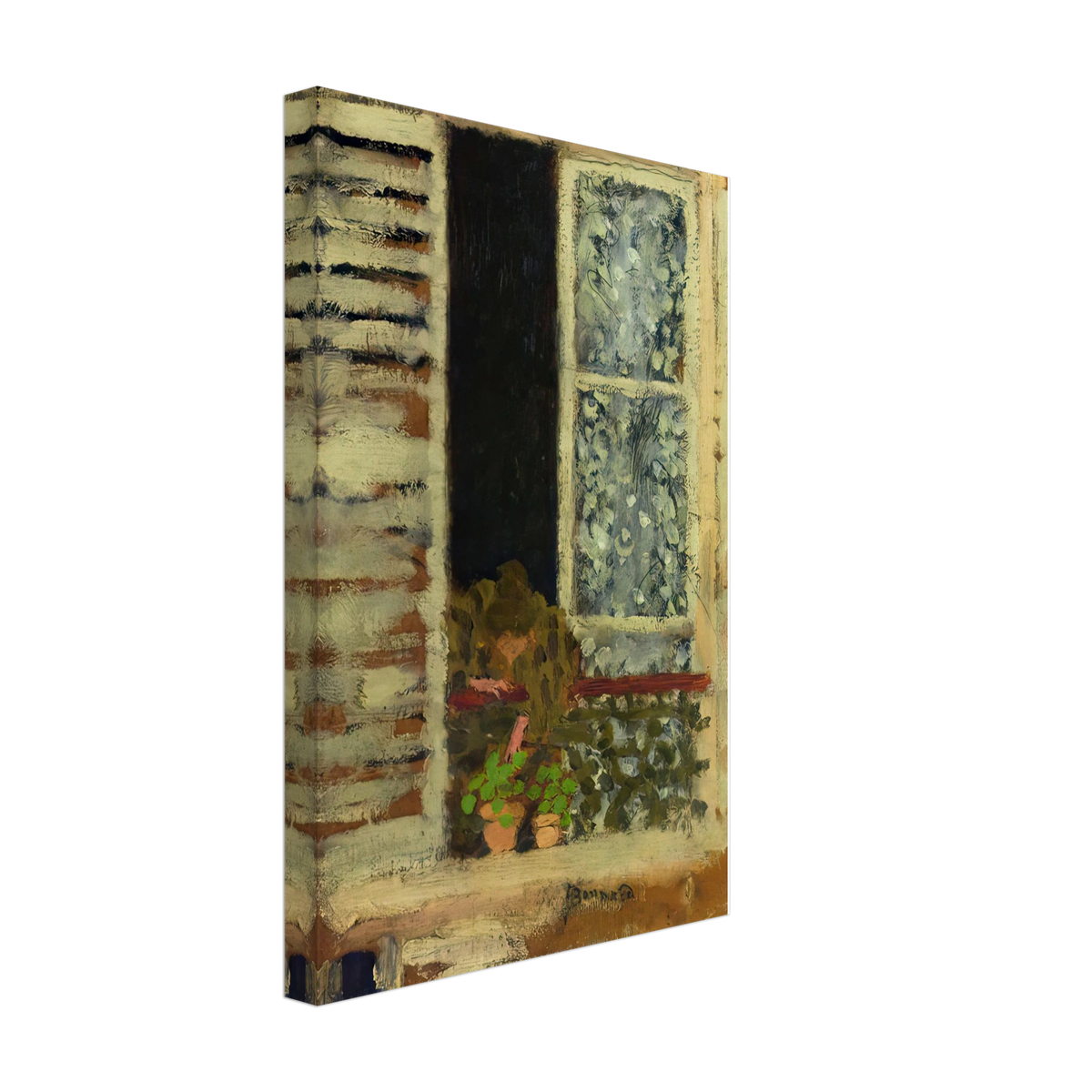 Woman at Her Window by Pierre Bonnard, canvas, view 2