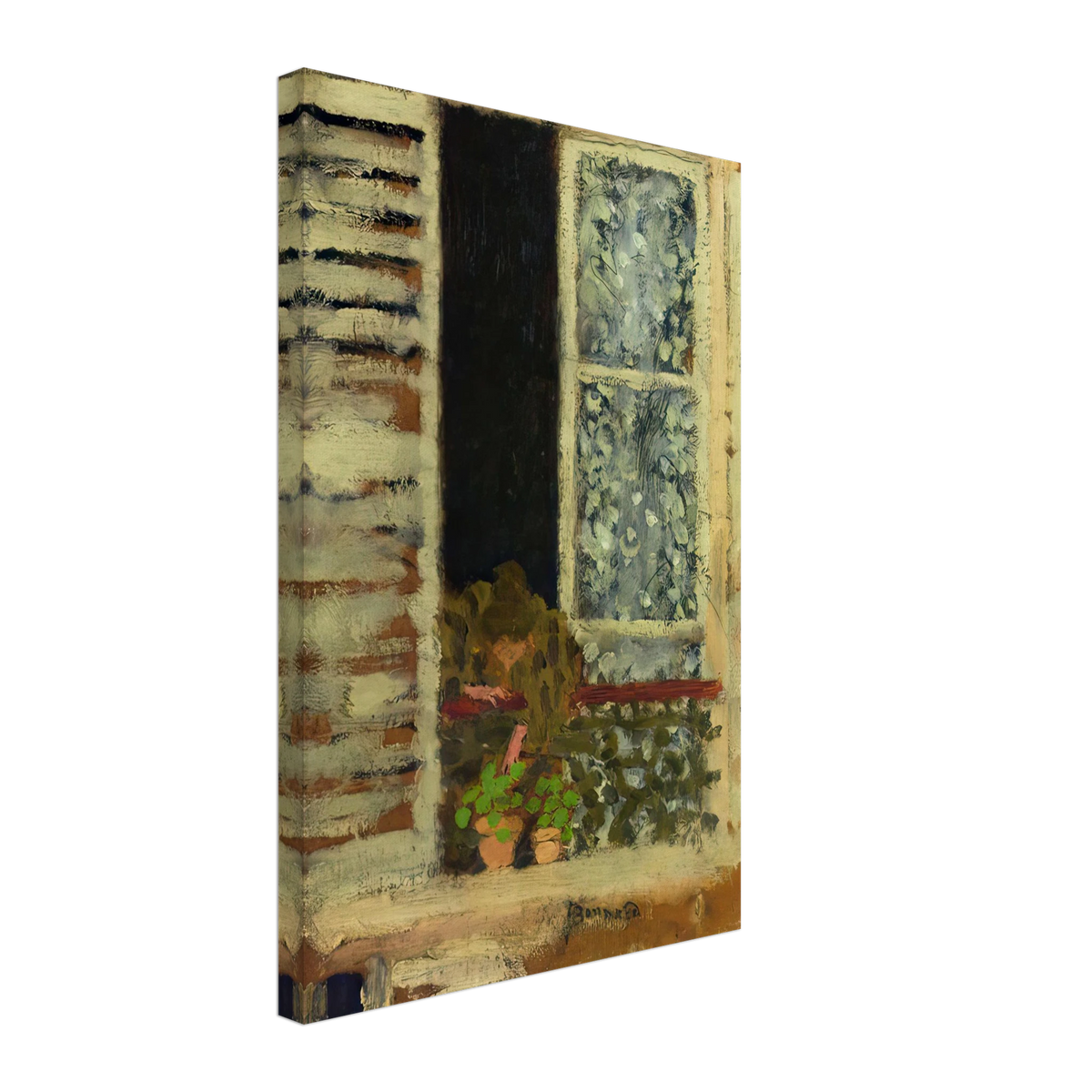 Woman at Her Window by Pierre Bonnard, canvas