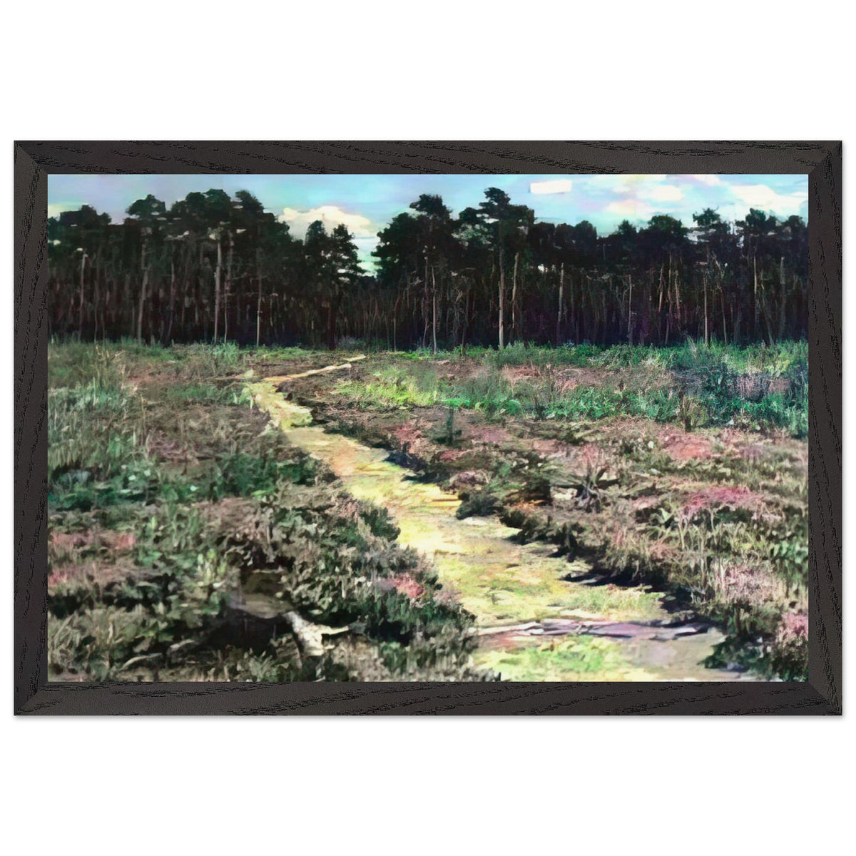 Wood Path in Spring by Nikolay Bogdanov-Belsky, framed poster, view 2