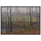 Wooded Landscape by Gustave Loiseau, framed poster, view 3