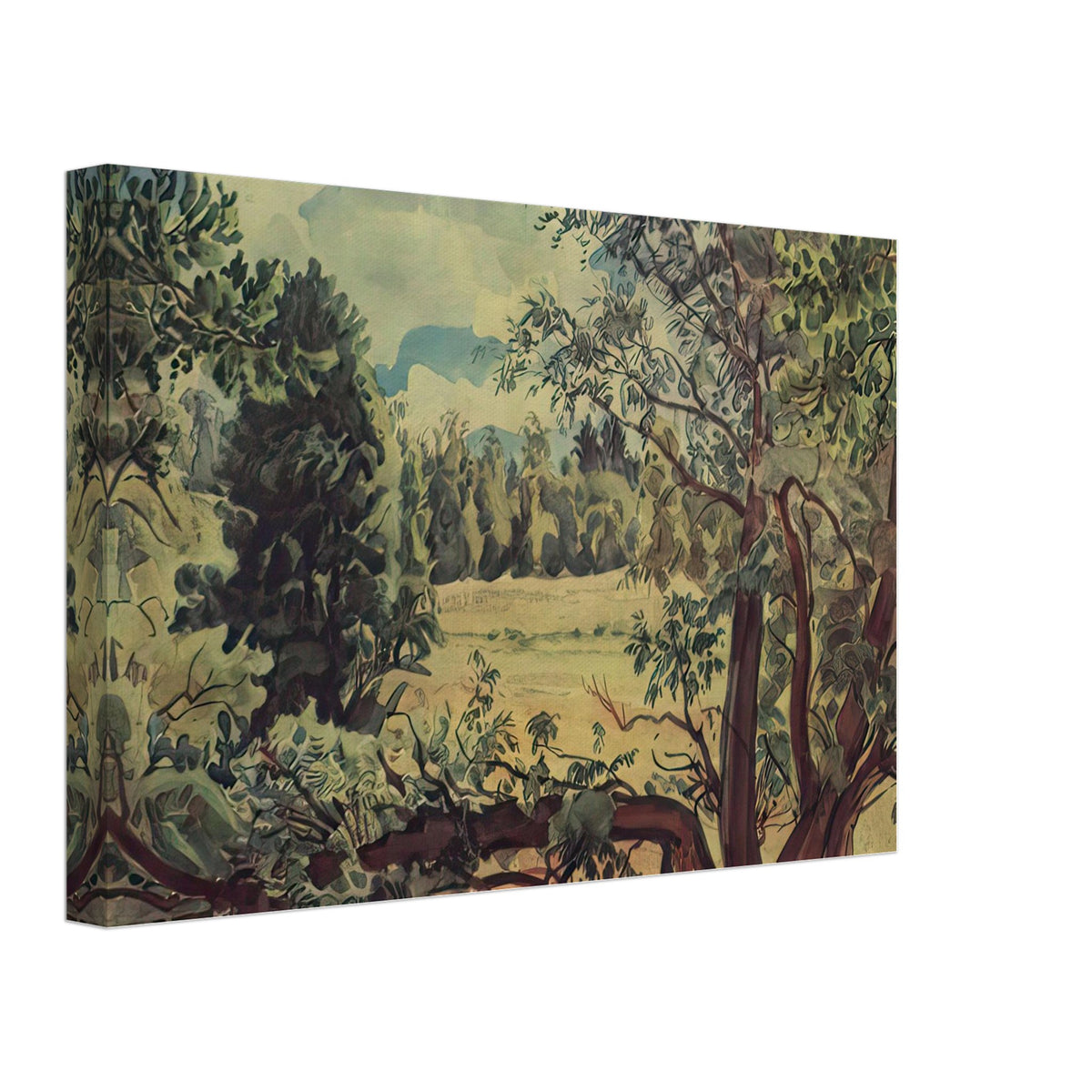 Woodland Scene by Konstantin Bogaevsky, canvas, view 2