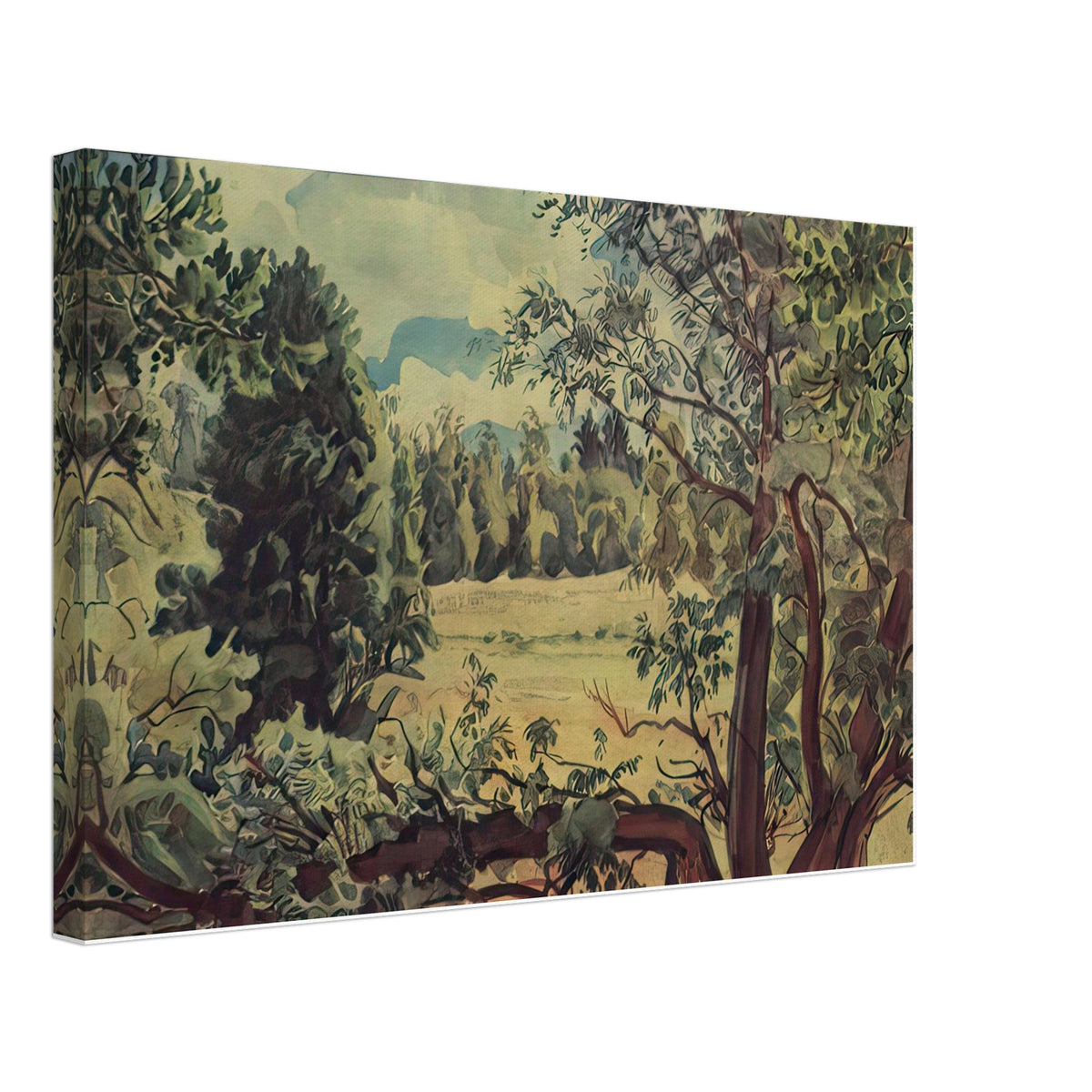 Woodland Scene by Konstantin Bogaevsky, canvas