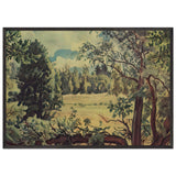 Woodland Scene by Konstantin Bogaevsky, framed poster, view 3