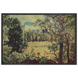 Woodland Scene by Konstantin Bogaevsky, framed poster