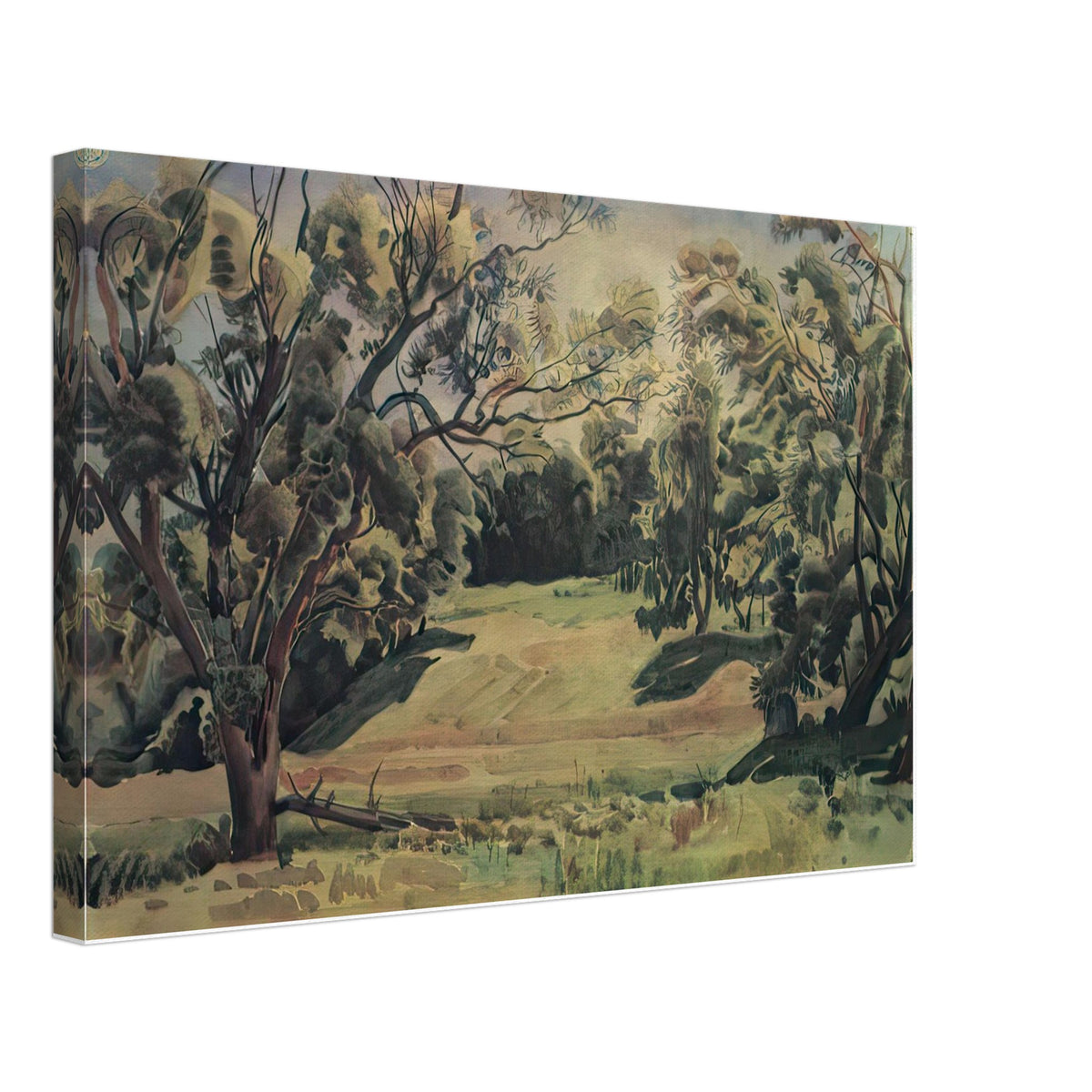 Woodland Scene near Tarusa by Konstantin Bogaevsky, canvas