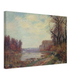 Woods by the Oise River by Gustave Loiseau, canvas