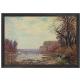 Woods by the Oise River by Gustave Loiseau, framed poster, view 2
