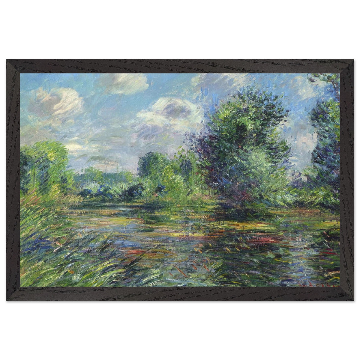 Woods Near Eure River by Gustave Loiseau, framed poster, view 2