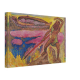 Wotan and Brunhilde by Koloman Moser, canvas, view 2