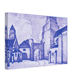 Yard in front of Castle by Nicholas Roerich, canvas, view 2