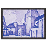 Yard in front of Castle by Nicholas Roerich, framed poster, view 2