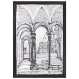 Yard by Nicholas Roerich, framed poster, view 2
