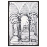 Yard by Nicholas Roerich, framed poster