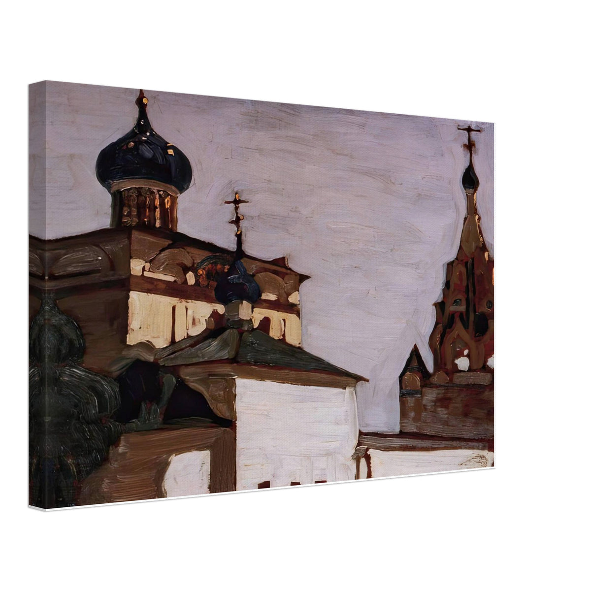 Yaroslavl. Church of Nativity by Nicholas Roerich, canvas