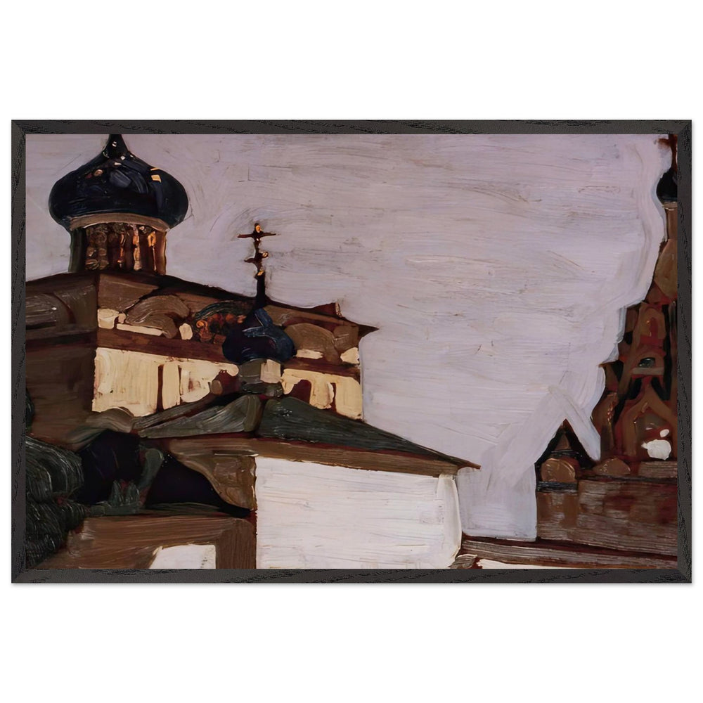 Yaroslavl. Church of Nativity by Nicholas Roerich, framed poster