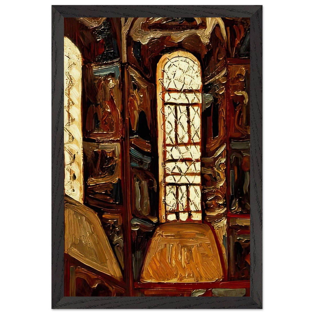 Yaroslavl. Church of the Epiphany by Nicholas Roerich, framed poster, view 2