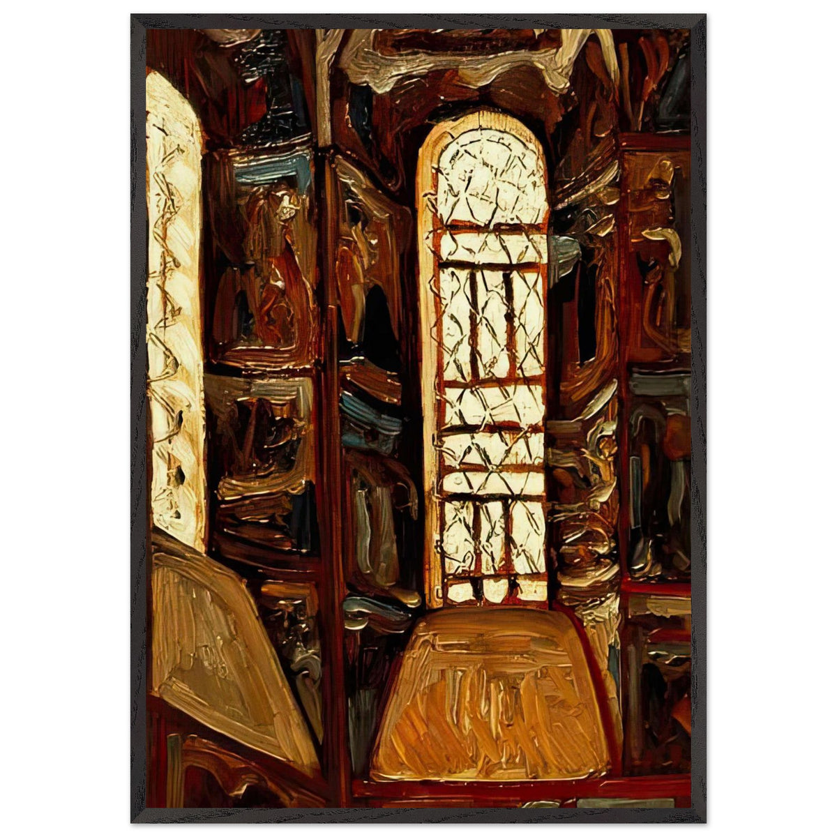 Yaroslavl. Church of the Epiphany by Nicholas Roerich, framed poster, view 3