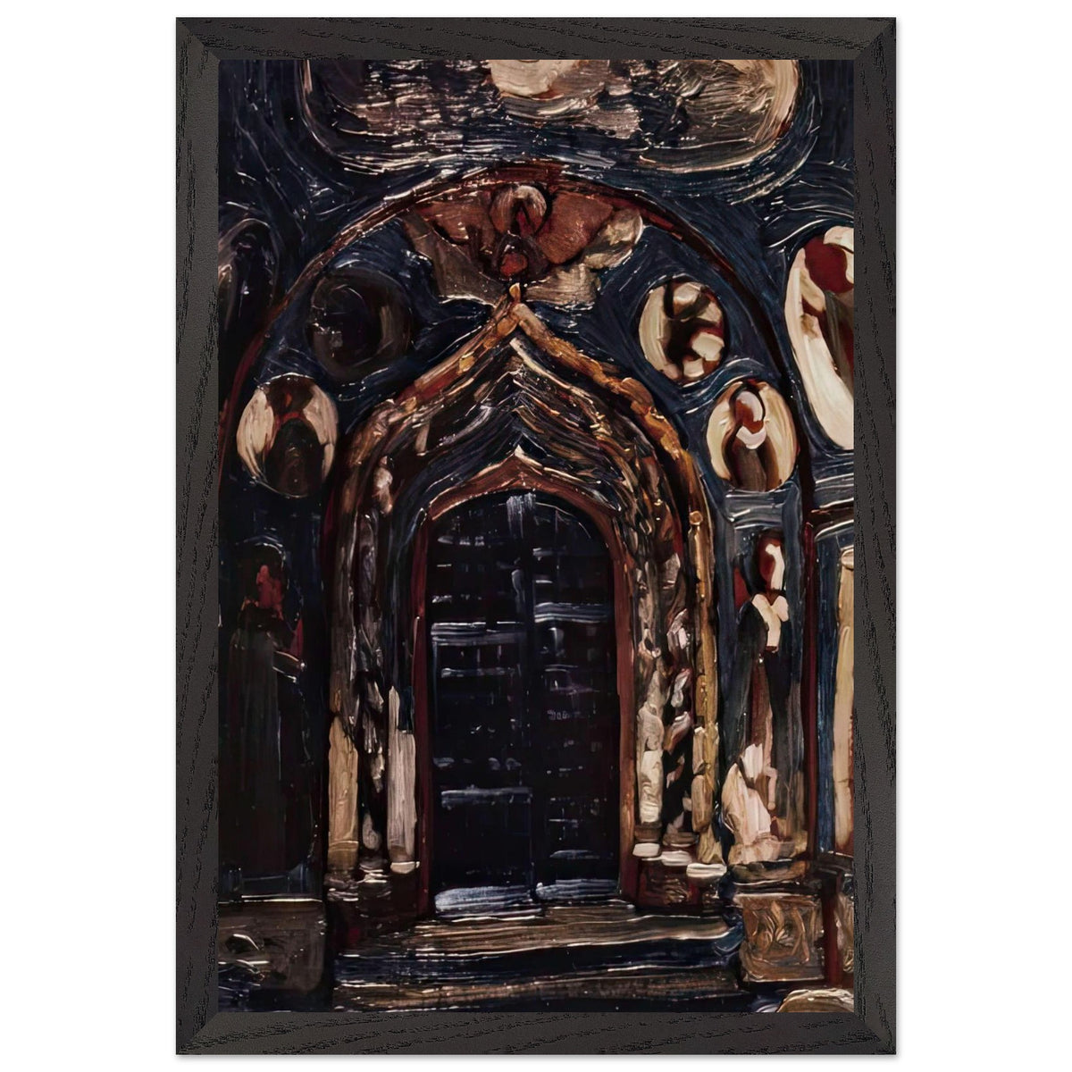 Yaroslavl. Church of Virgin Nativity by Nicholas Roerich, framed poster, view 2