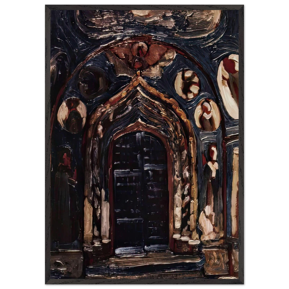 Yaroslavl. Church of Virgin Nativity by Nicholas Roerich, framed poster, view 3
