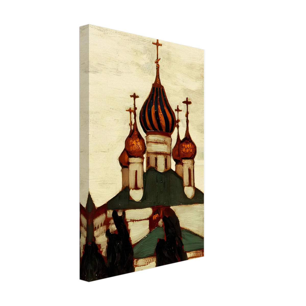 Yaroslavl. Saint Basil Church by Nicholas Roerich, canvas, view 2