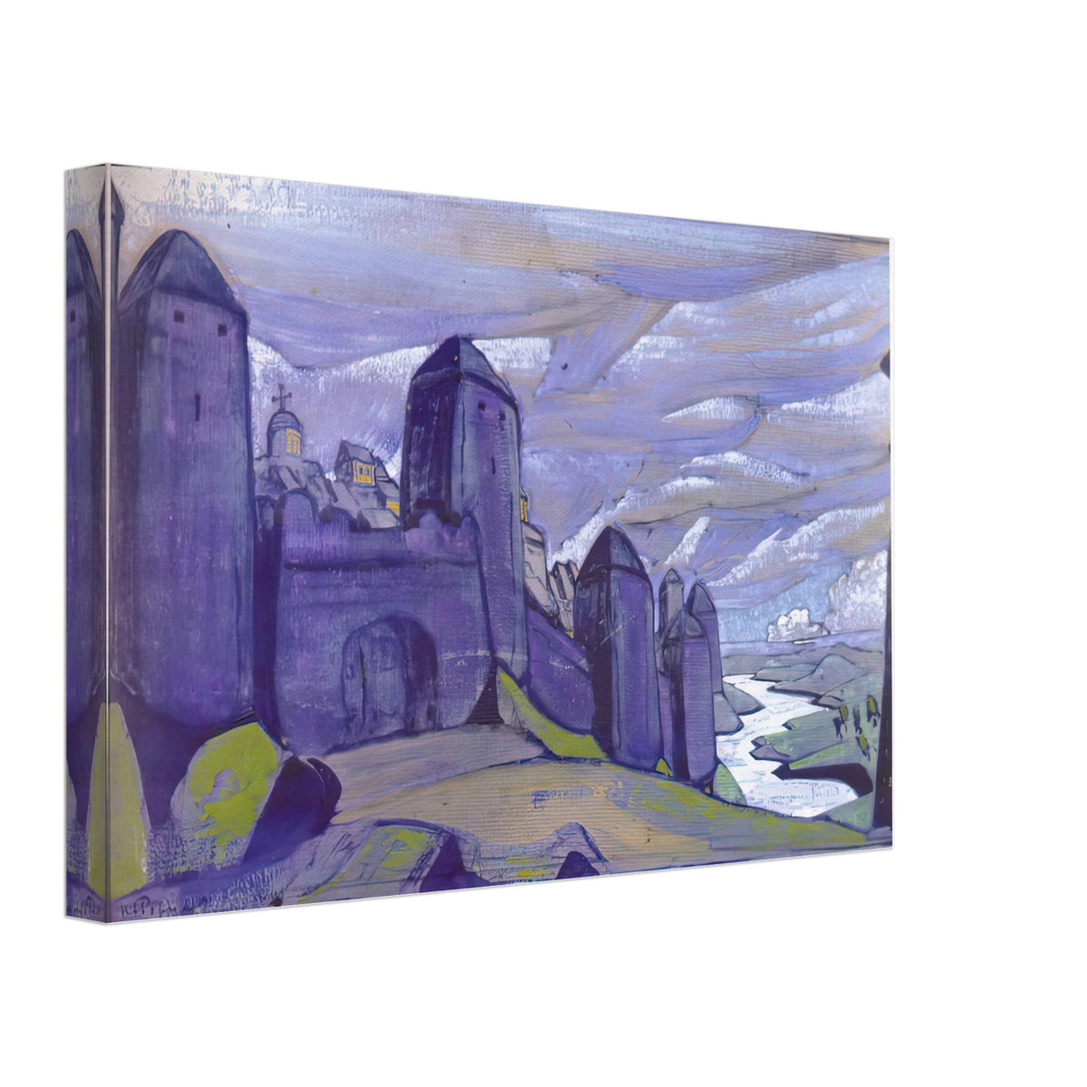 Yaroslavna Lament by Nicholas Roerich, canvas, view 2