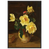 Yellow Roses by Constantin Artachino, framed poster, view 3