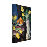 Yellow Tulips and Statuette by Samuel Peploe, canvas, view 2