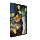 Yellow Tulips and Statuette by Samuel Peploe, canvas